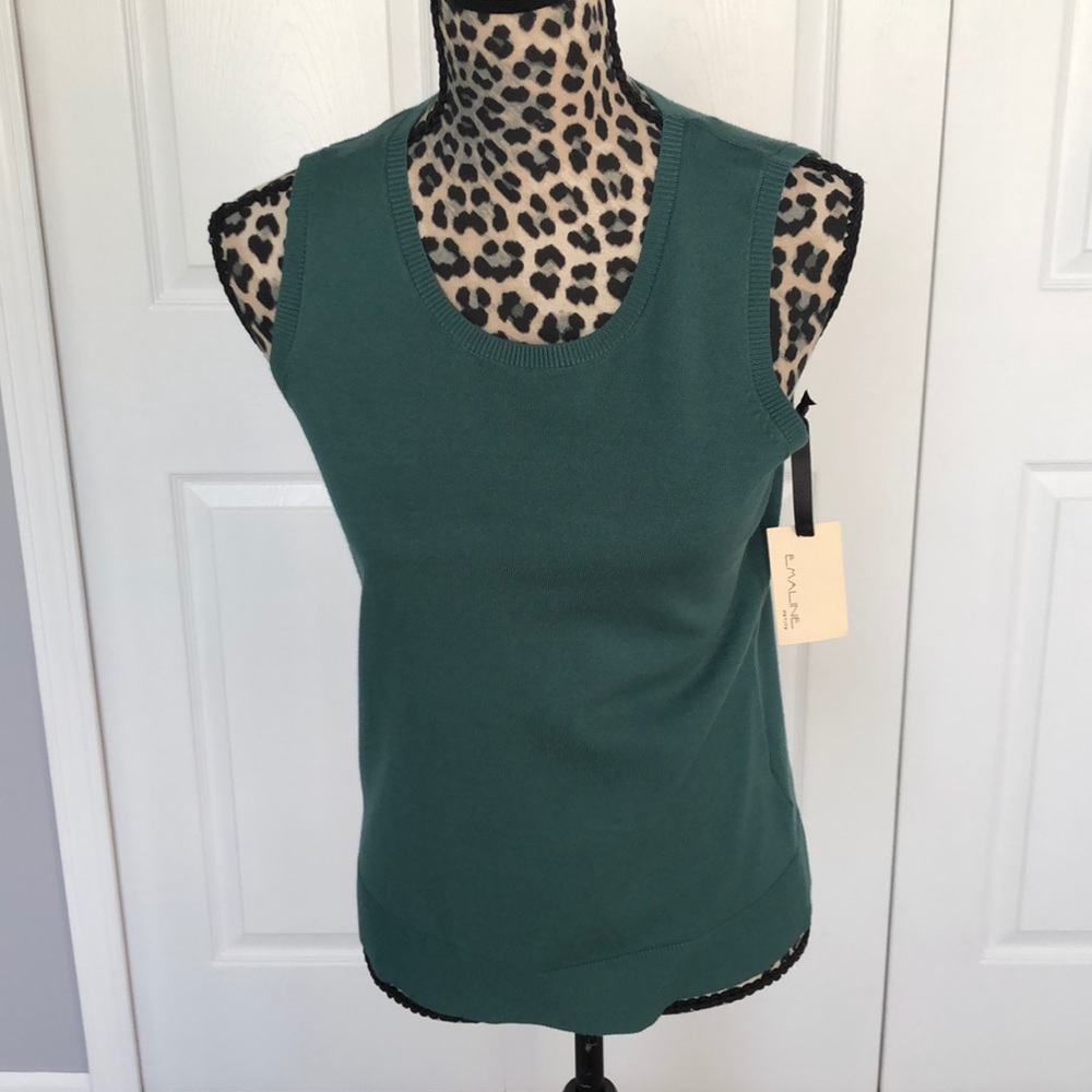 Tank sweater to match cardigan on posh